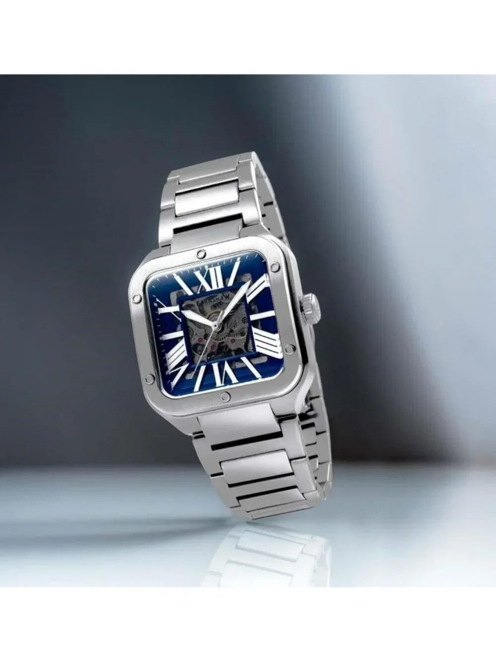 NWT Thomas Earnshaw Lennox Blue Dial Men's Watch